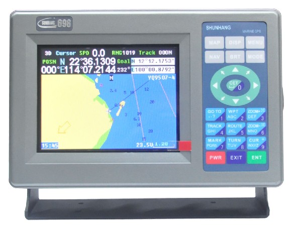 GPS chartplotter 6inch LCD display SH-698 Made in Korea